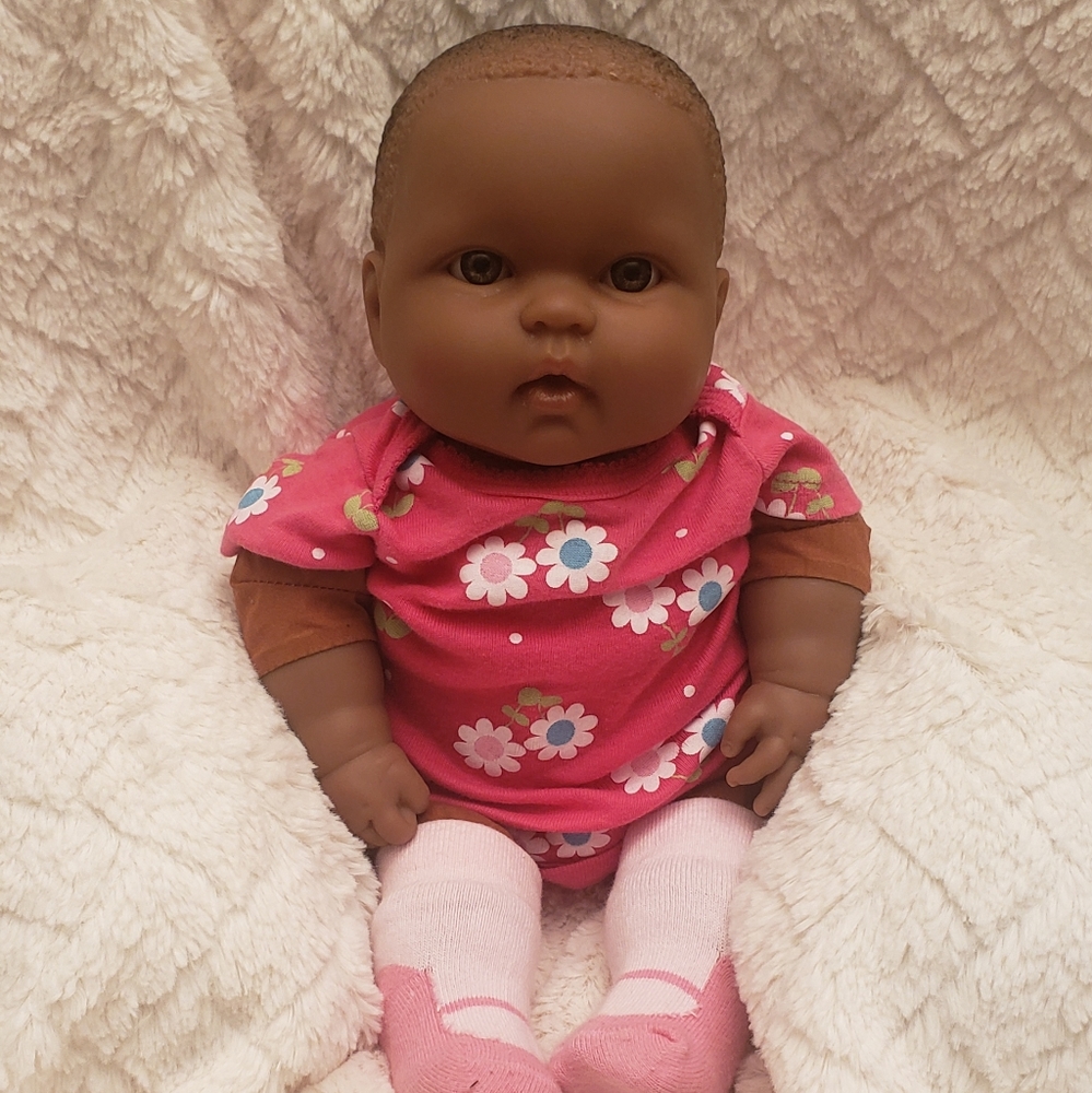 Vtg BERENGUER Infant Baby Doll w/Outfit